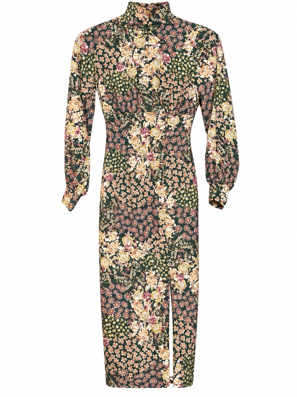 Never Fully Dressed Floral Slit Sleeve Midi Dress US 2 UK 6 NWT